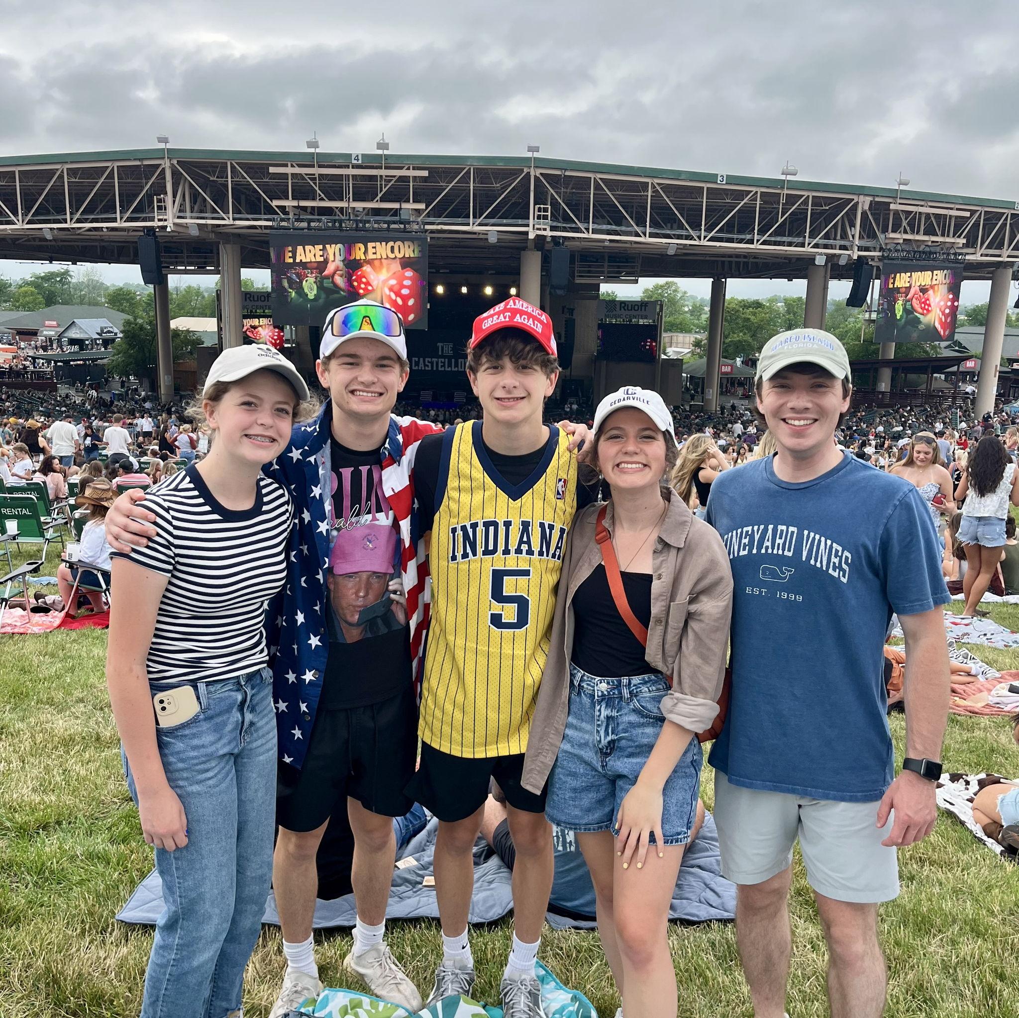 zach's first country concert haha