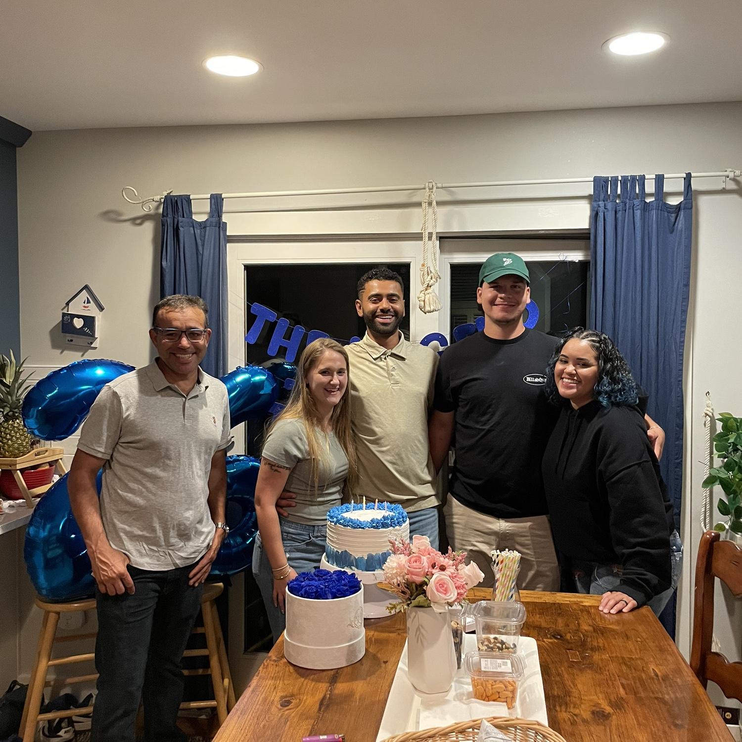 Celebrating Tharsys' 26th birthday with the family!