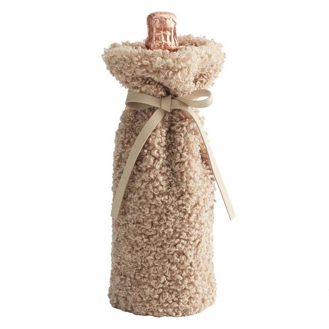 Teddy Wine Bag - Sand