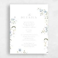Blue Wedding Enclosure - Tansy