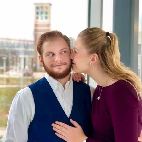 Our graduation photos, taken by our amazing roommate Alan <3