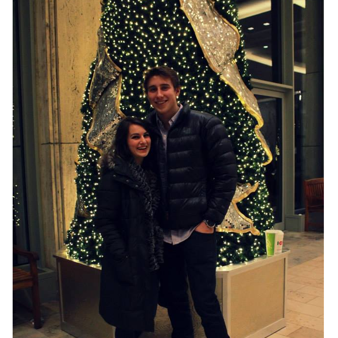 Right before Freddy pushed her into the tree.