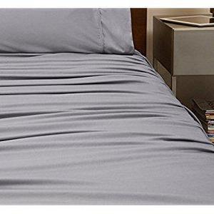 Royal's Solid White 1000-Thread-Count 4pc King Bed Sheet Set 100-Percent Cotton, Sateen Solid, Deep Pocket