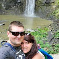Taughanock Falls, we'd wanted to go since our first date!
