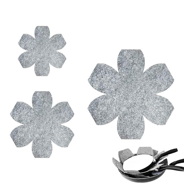 Pot and Pan Protectors, 12 Pack Pot Protectors in 3 Sizes, Pan Protectors for Stacking, Pan Separator/Pot Dividers to Avoid Stratching or Marring, Cookware Protector Set for Glass Ceramic Plates Bowls
