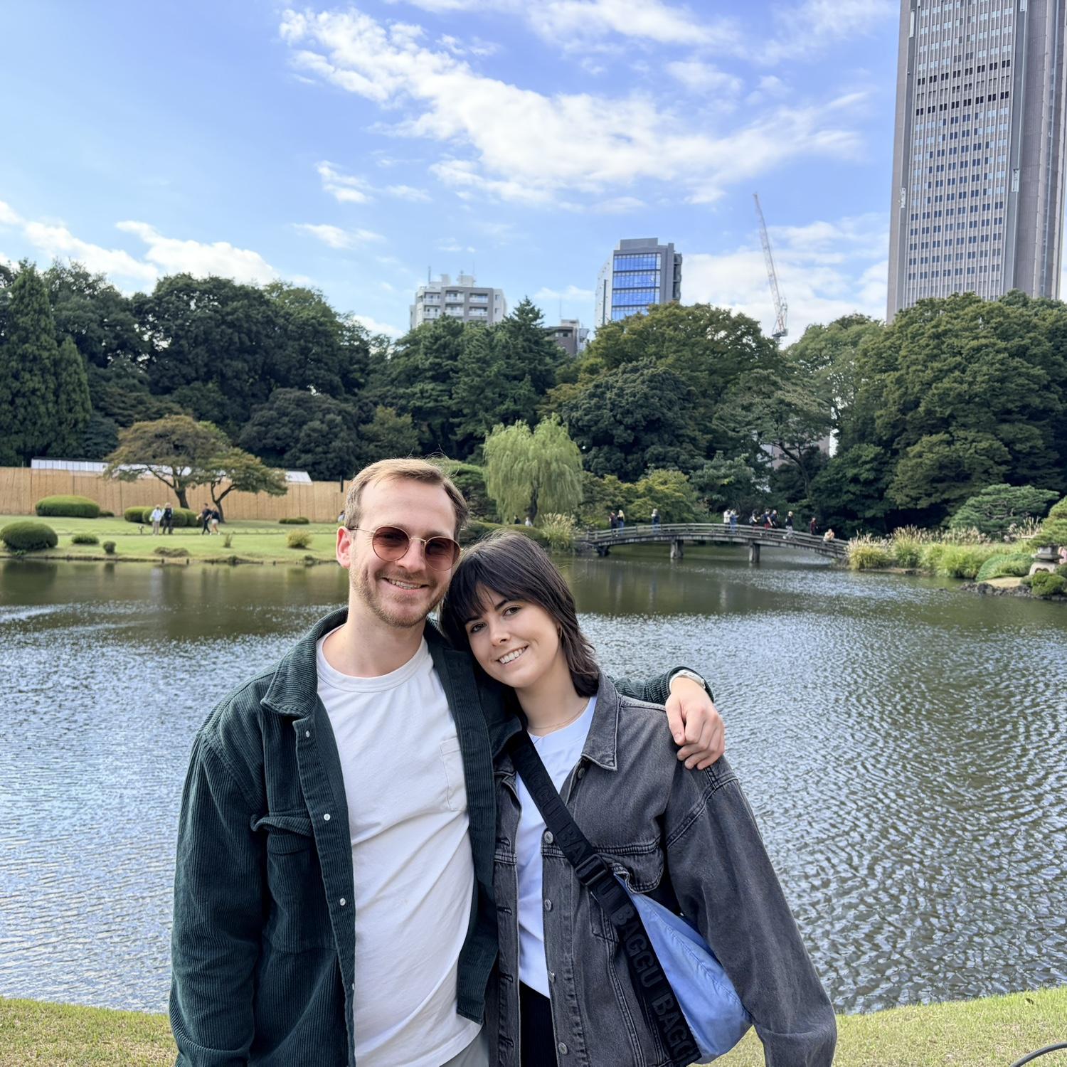 Exploring shinjuku gardens in Tokyo