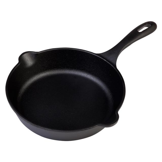 5.4 inch (13.7cm) pre-seasoned cast iron skillet, Mini Fry Pan, Round