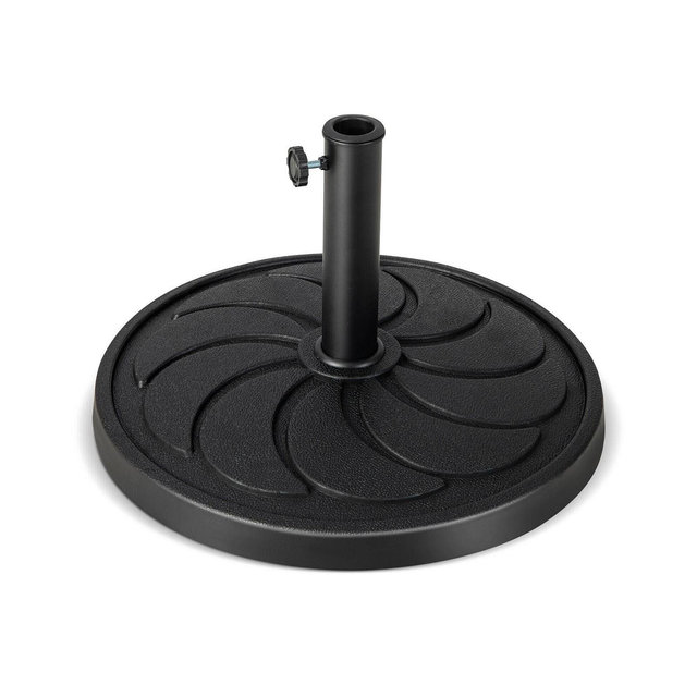 SUGIFT 40LBS 21.5Inch Round Outdoor Umbrella Base
