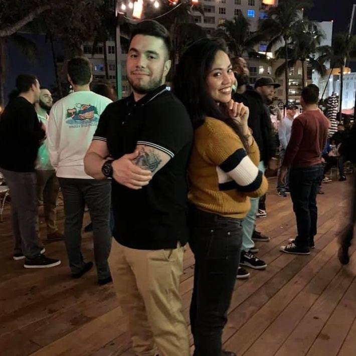 Even when partying together, we do our favorite pose!