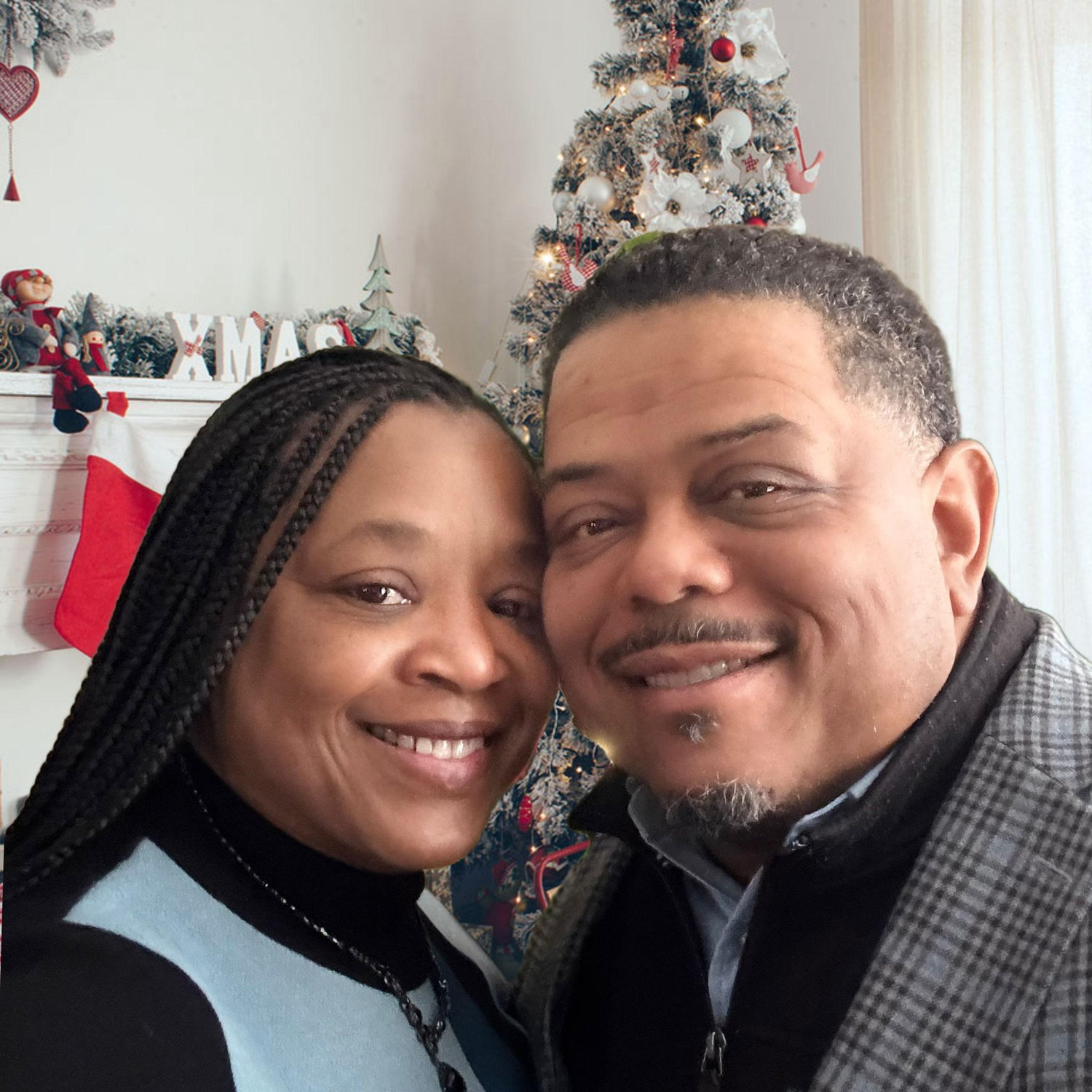 Our first Christmas together.