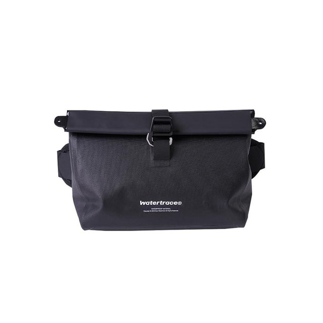 watertrace Waterproof Snorkeling Bag Waterproof Fanny Pack Waist Bag Canoe Kayaking Rafting Surfing Swimming Boating Paddle Board IPX8 (Black)