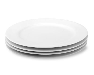 Apilco Tuileries Porcelain Dinner Plates, Set of 4