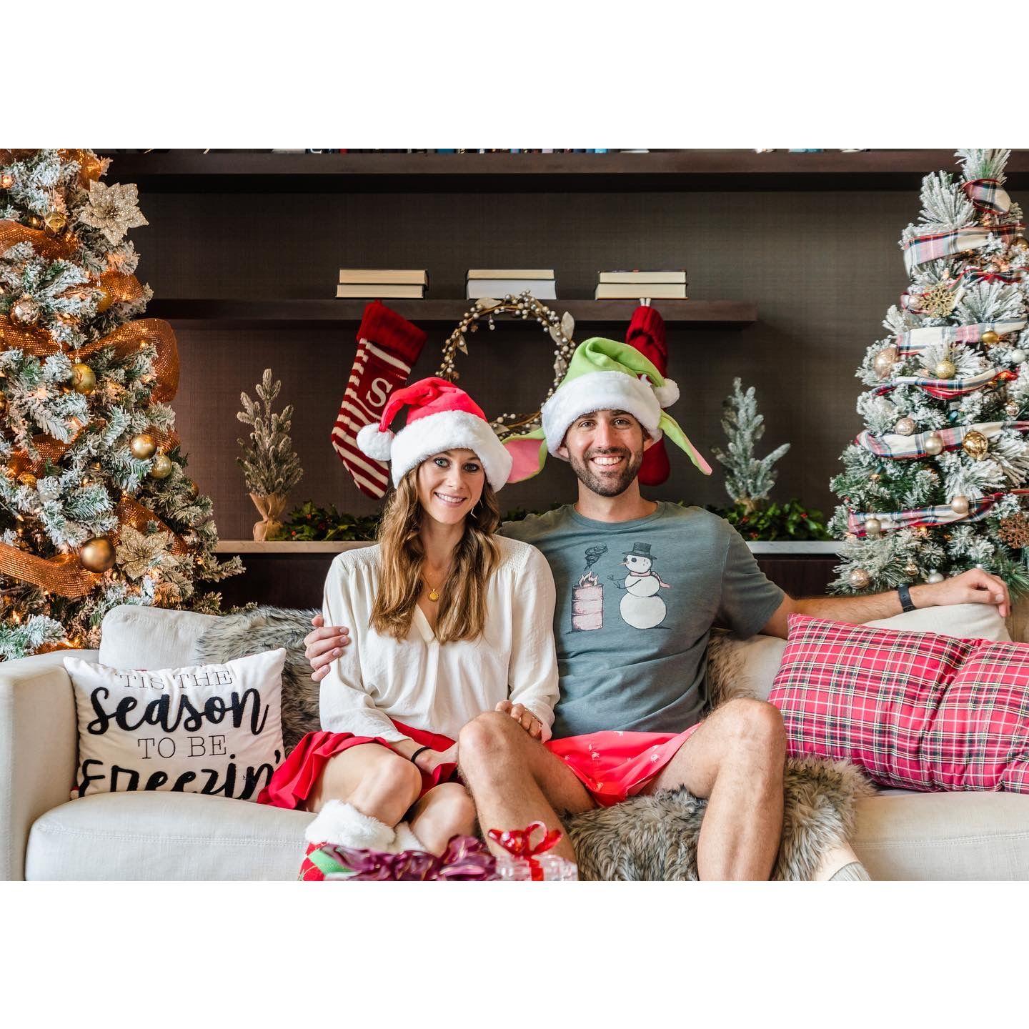 Our first Christmas together.