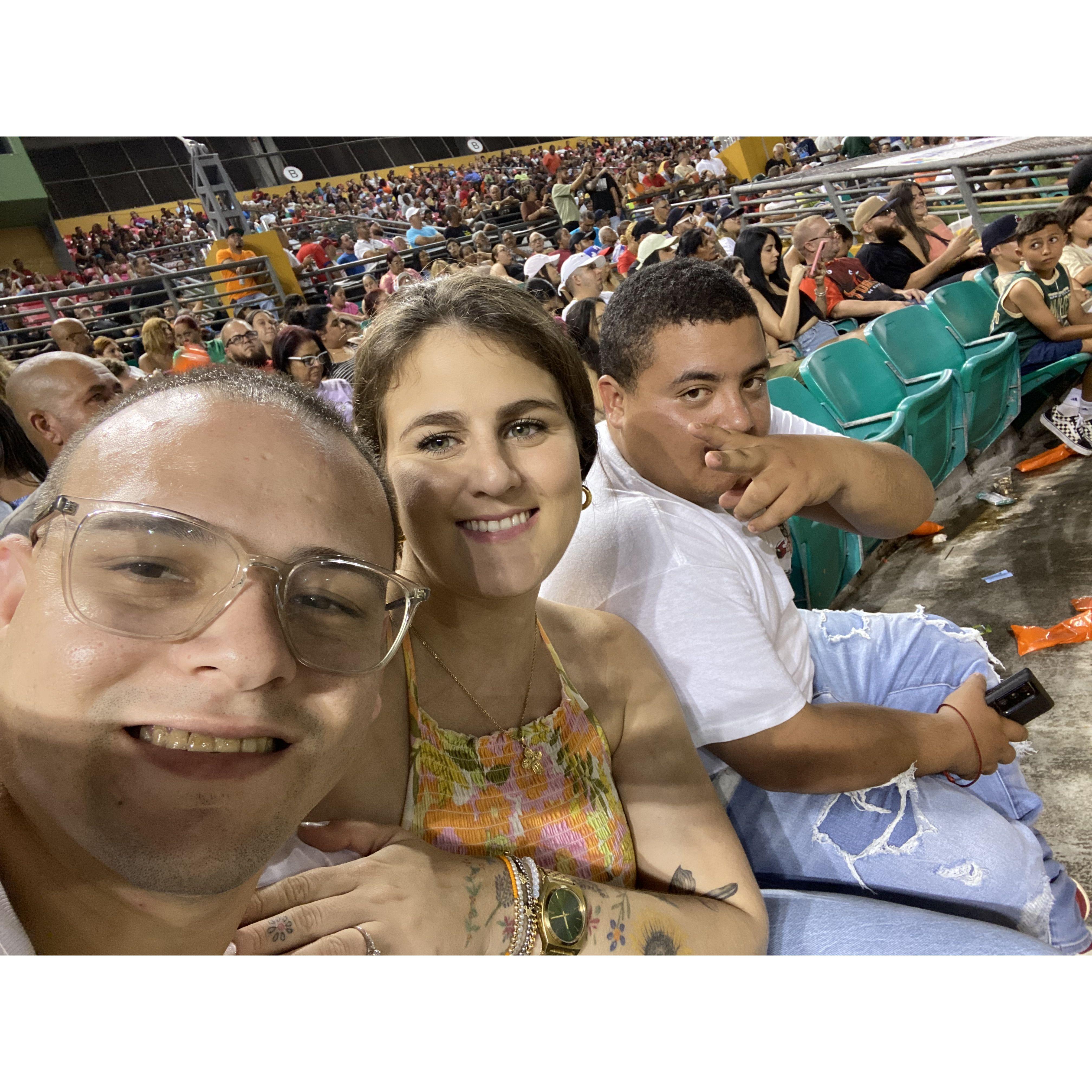 Junto a excelente compañía viendo la Final
