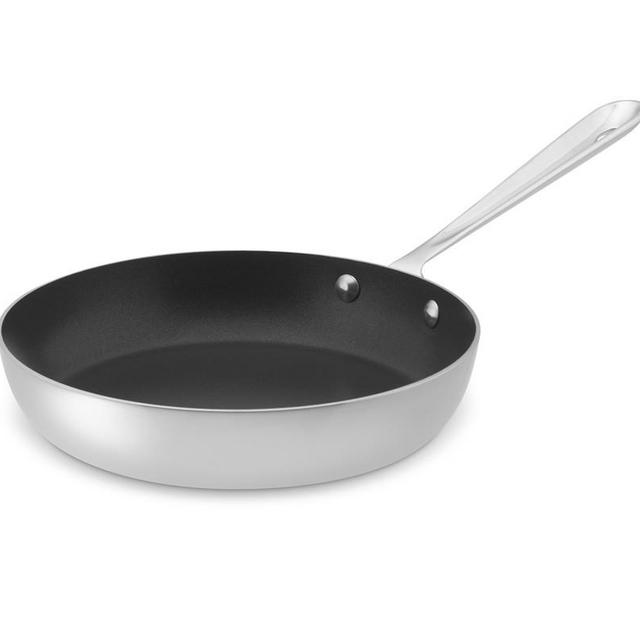 All-Clad D3 Tri-Ply Stainless-Steel Nonstick French Skillet, 9"