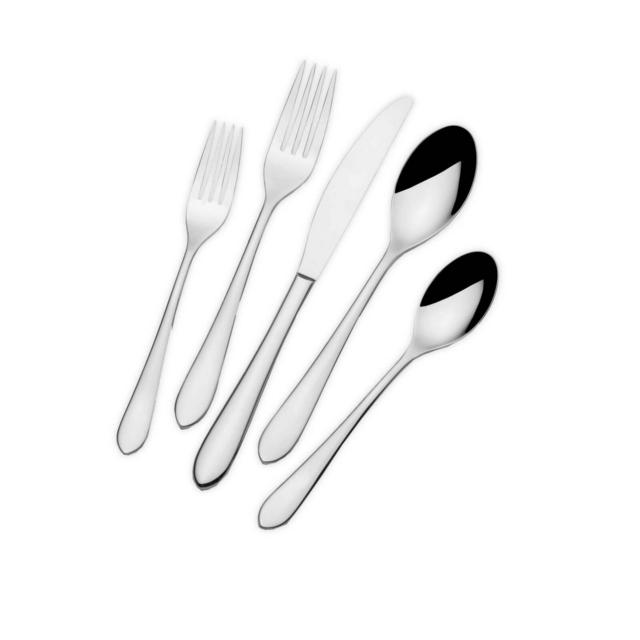 Neveah Coupe™ by Fitz and Floyd® 45-Piece Flatware Set