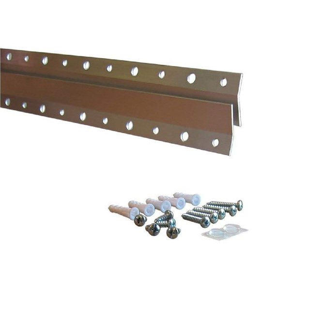 PHS French Cleat Picture Hanger 18 inch Pair - Heavy Duty Z Clip System, Supports 90lbs - Mirror Hanging Kit, Picture Hanging Hardware, Whiteboard & Headboard Wall Mounting Brackets