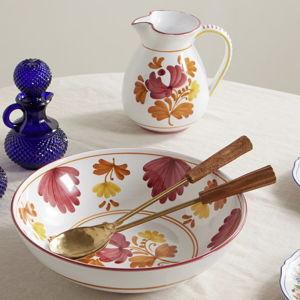 Blossom Painted Ceramic Salad bowl