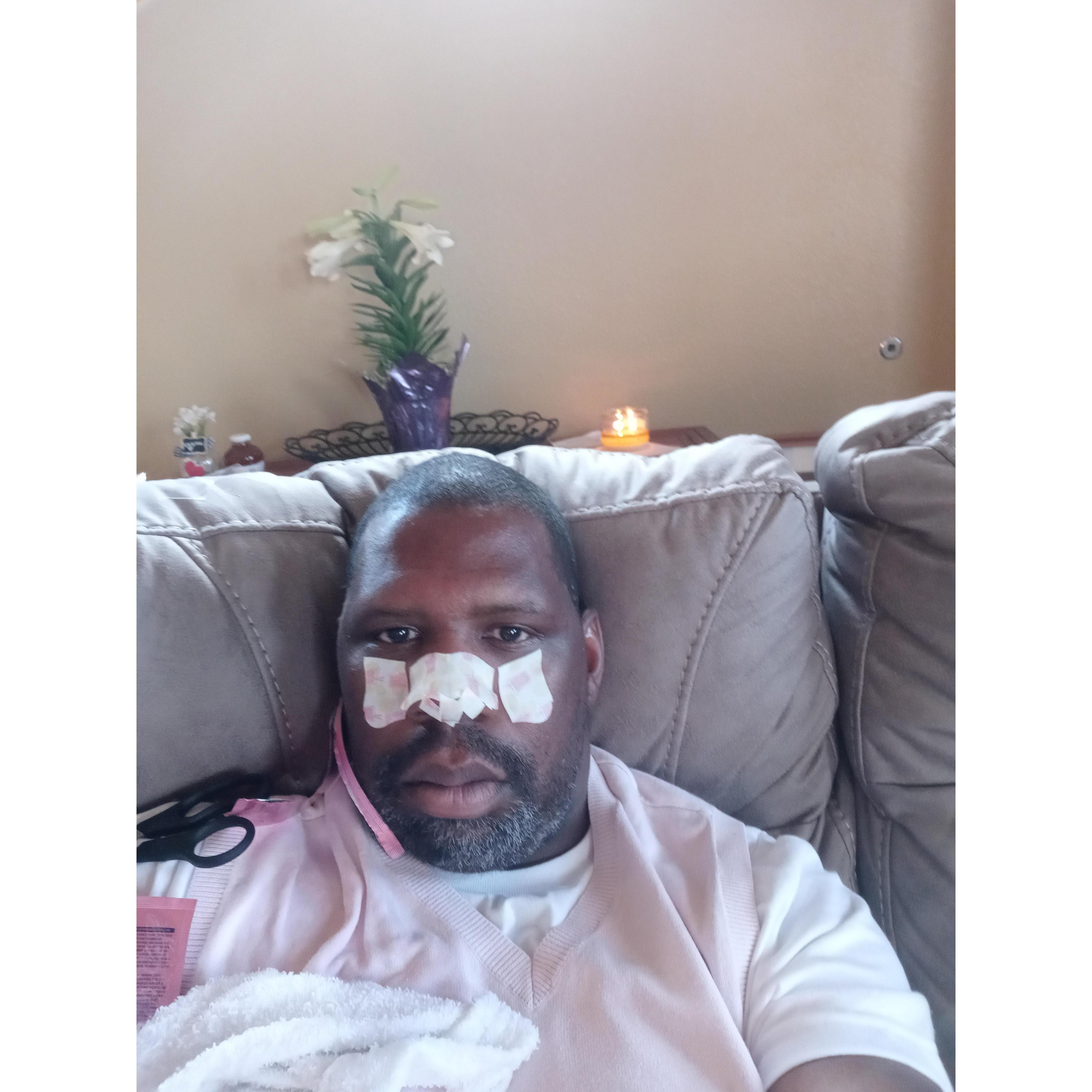 Kendra gave me a facial