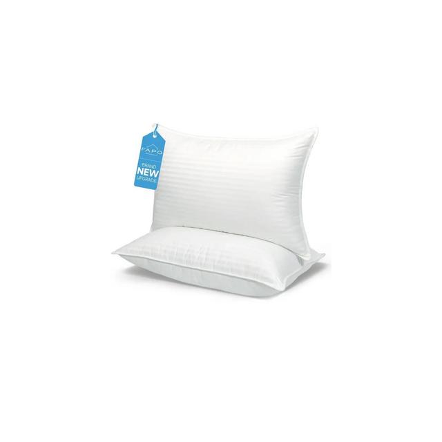 Heycuzi Bed Pillows 2-Pack Queen Size Luxury Hotel Pillow for Side and Back Sleeper Pillows for Bed with Cooling Cover