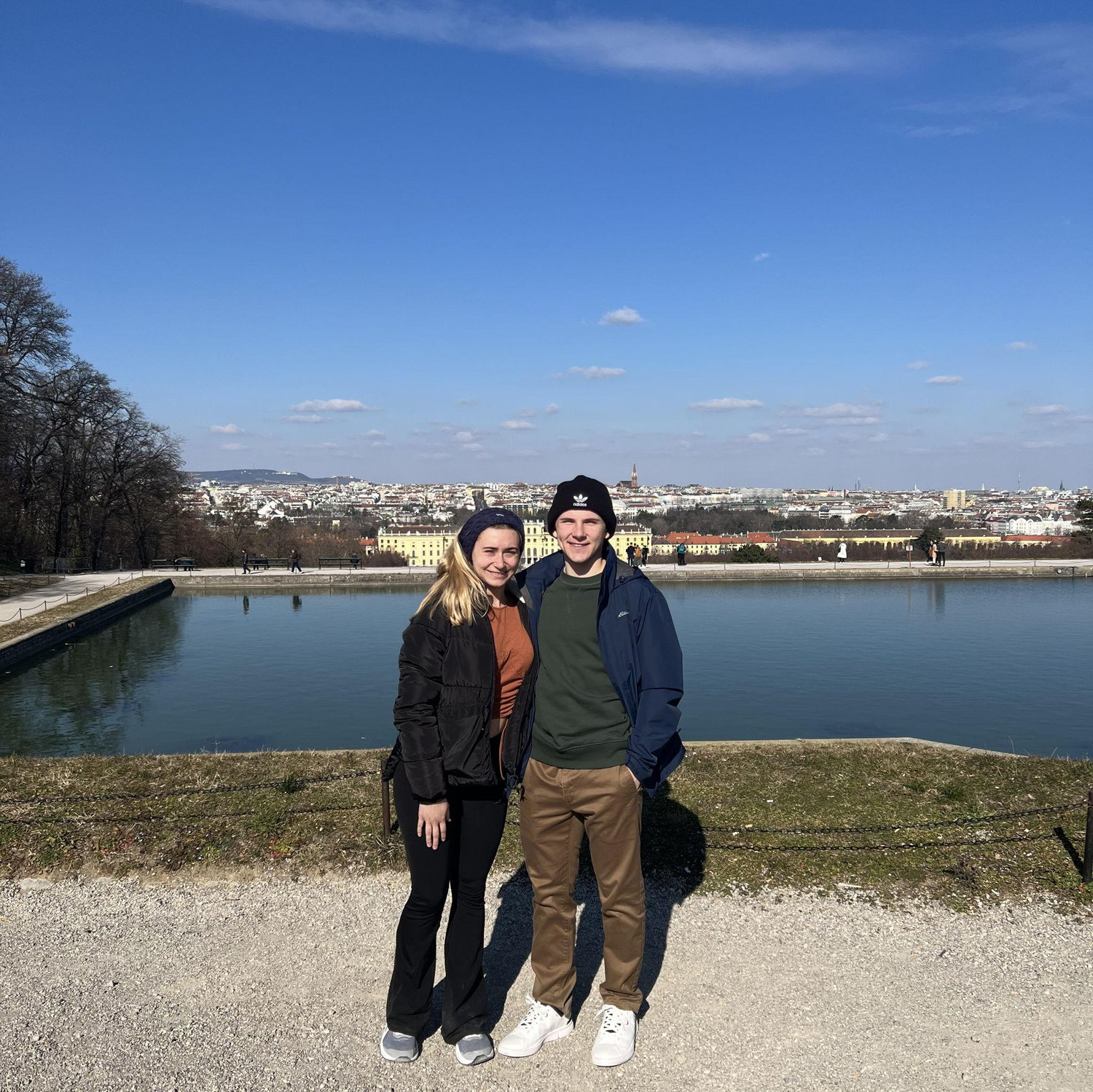 Pat visiting Erica in Vienna during her Study Abroad in 2022