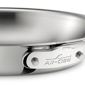 Groupe SEB - All-Clad 4110 10-Inch Stainless Steel Tri-Ply Fry Pan, Silver
