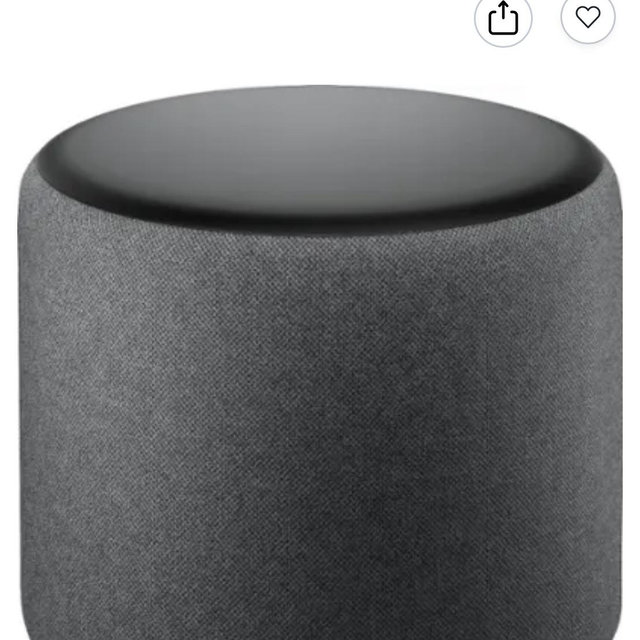 Amazon - Echo Sub Subwoofer - Charcoal