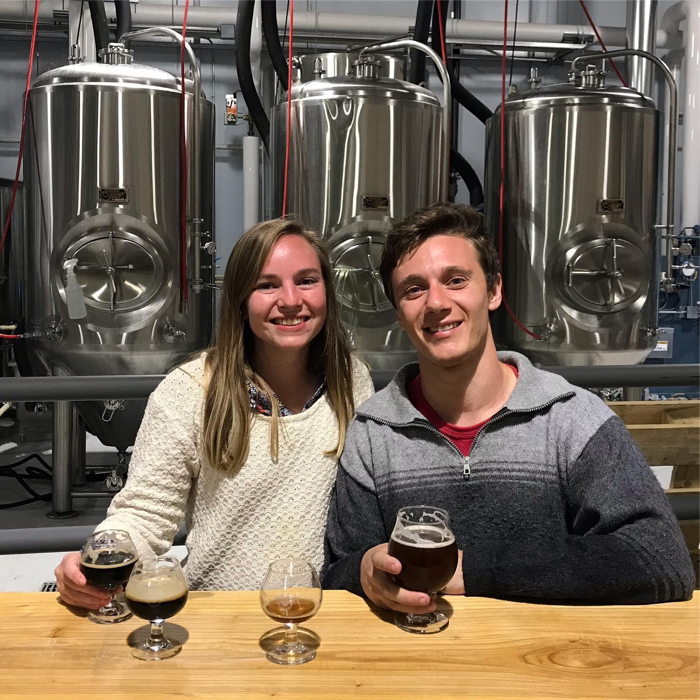 At our favorite Madison brewery: Giant Jones!