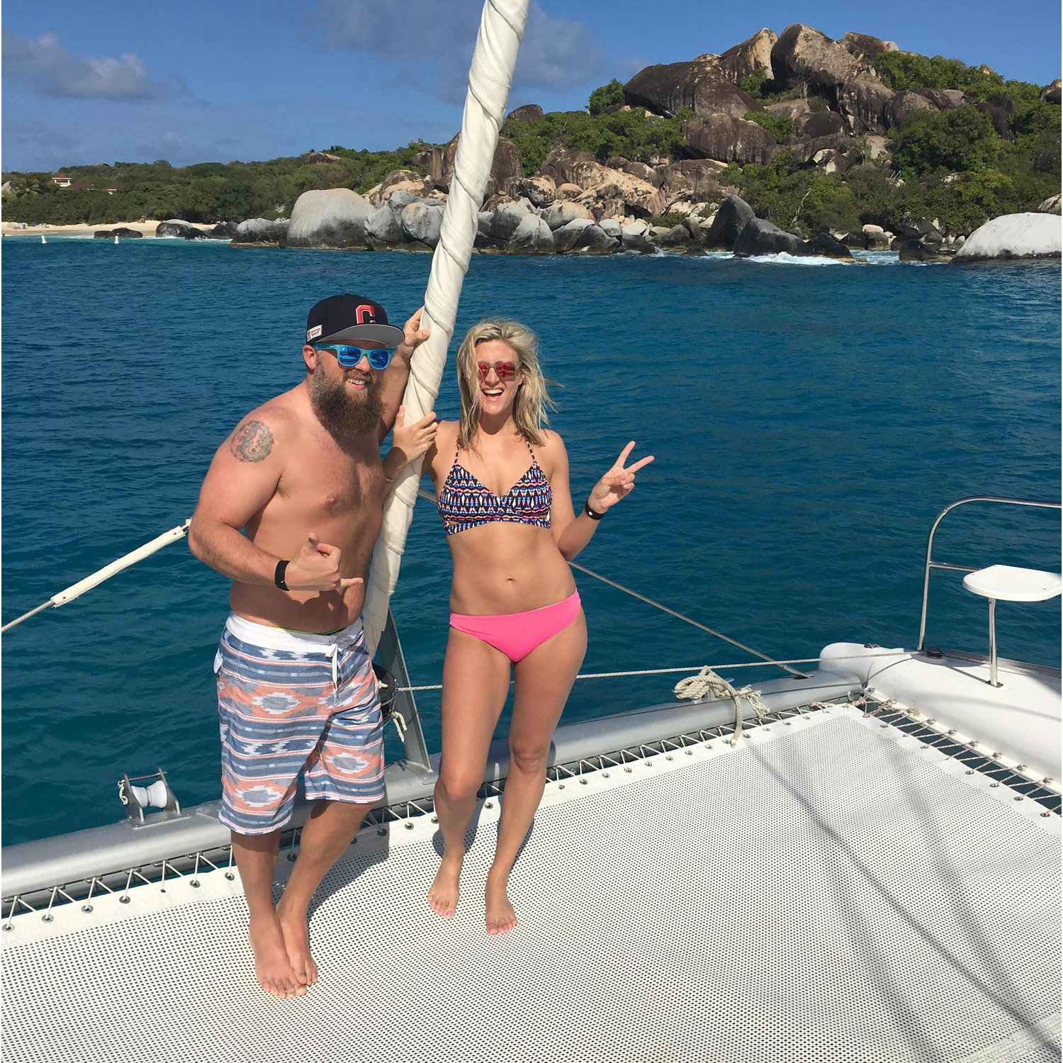 Our first of many adventures in the Caribbean