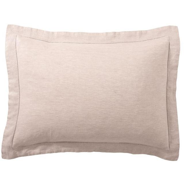 Smoky Quartz Belgian Flax Linen Shams, Standard, Set of 2