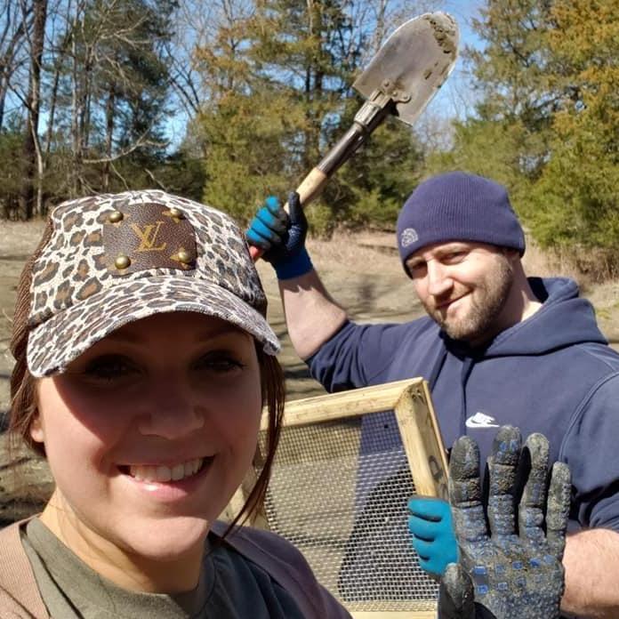 Diamond mining in Arkansas