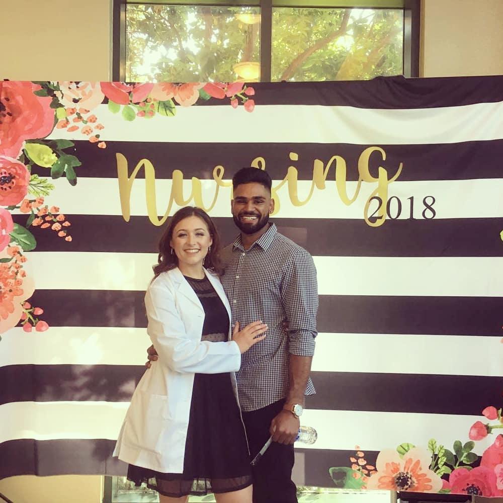 Linsey's nursing school graduation 2018