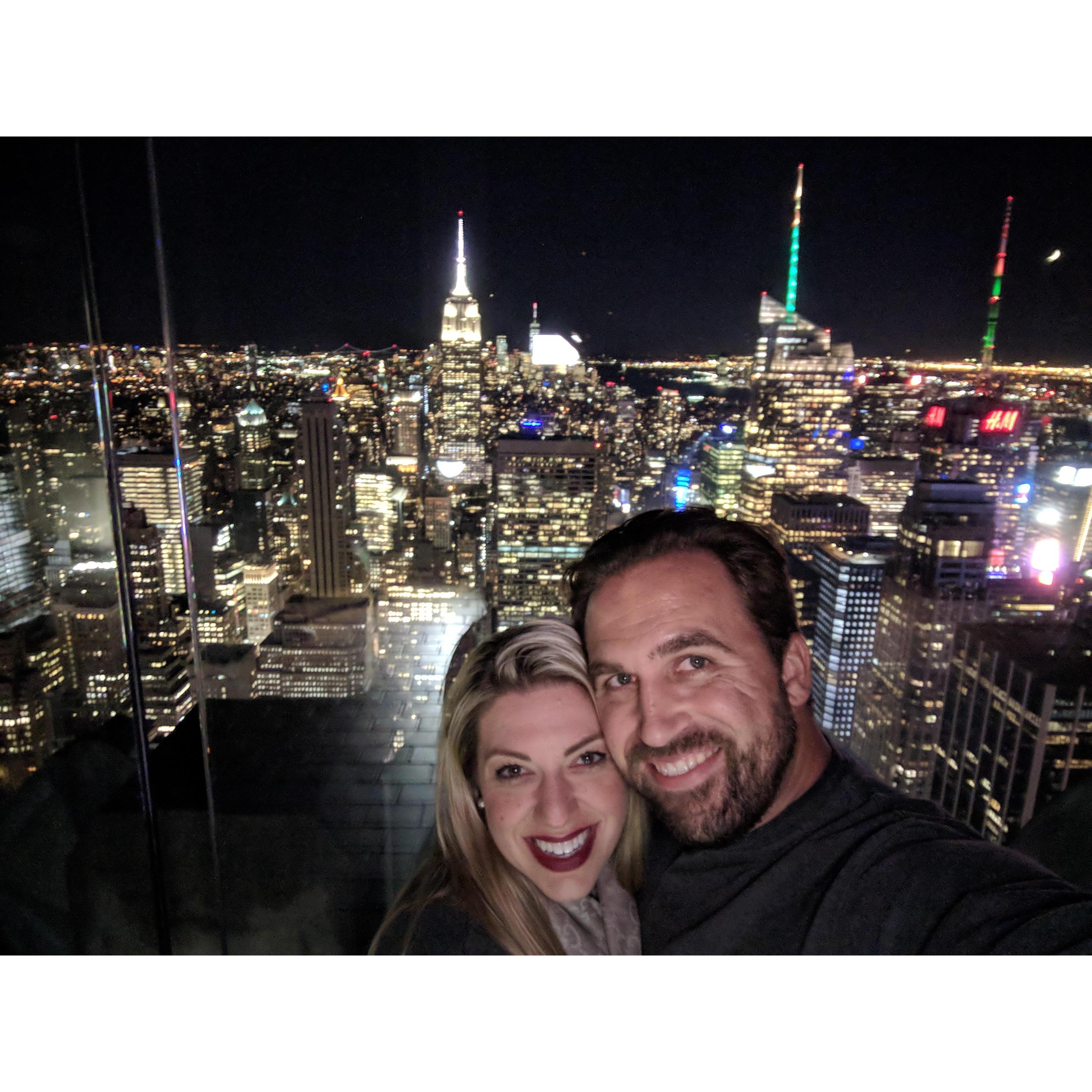 Top of the Rock in NYC October 2018