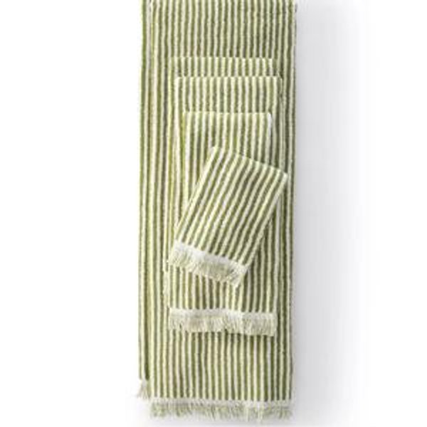 Cotton Yarn-dyed Stripe 6-Piece Bath Towel Set