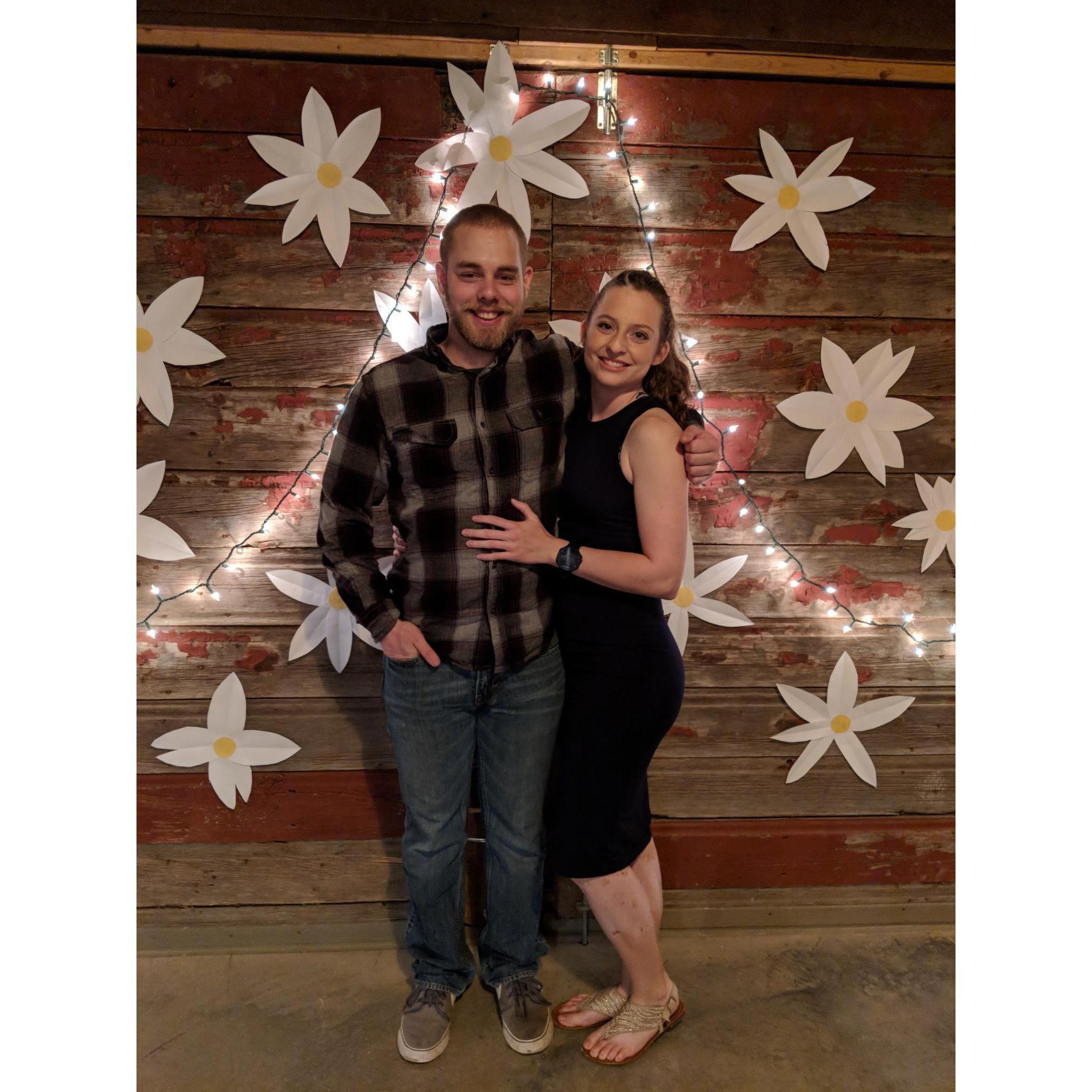 Kimberly and Aaron at Cru's Spring Fling.