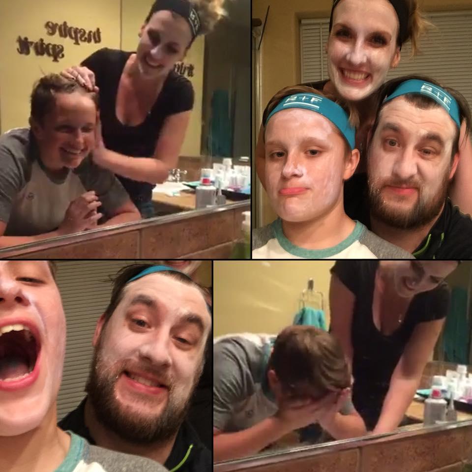 Families that mask together... :)