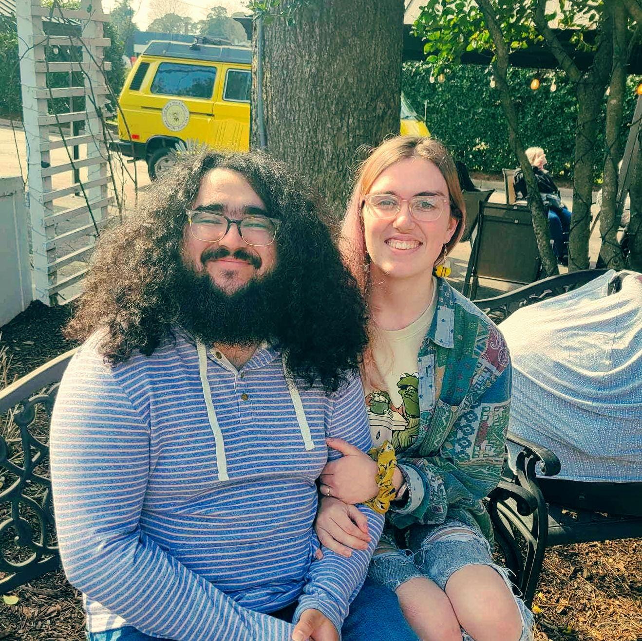 We got engaged at "The Bee and the Biscuit" in Virginia, right after drinking a breakfast cereal themed latte flight <3 (2024)
