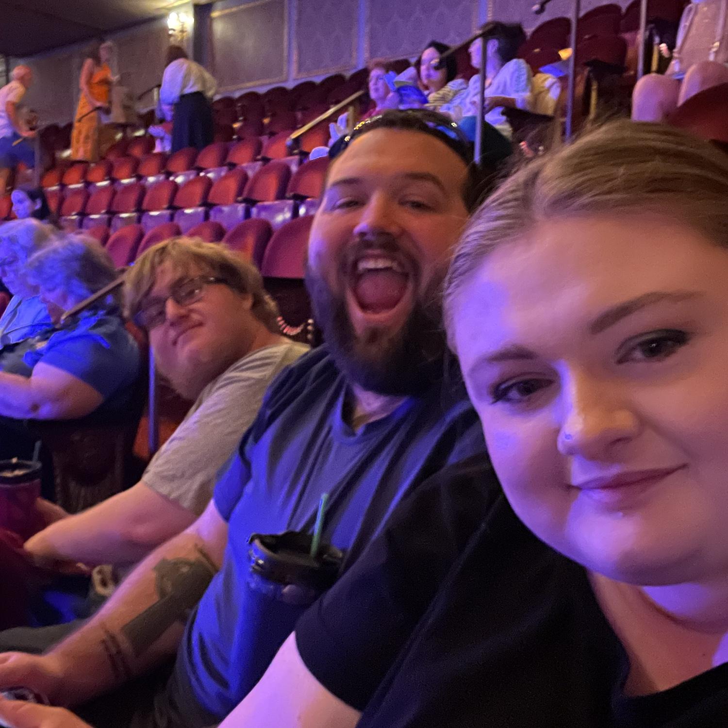 In New York to see six the musical for Megan’s birthday.