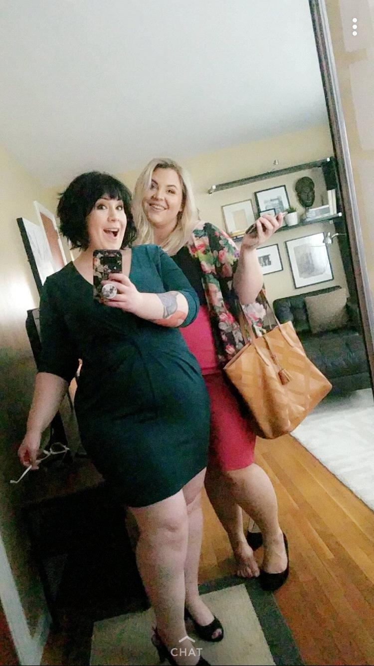 Fancy night out during our first road trip together
