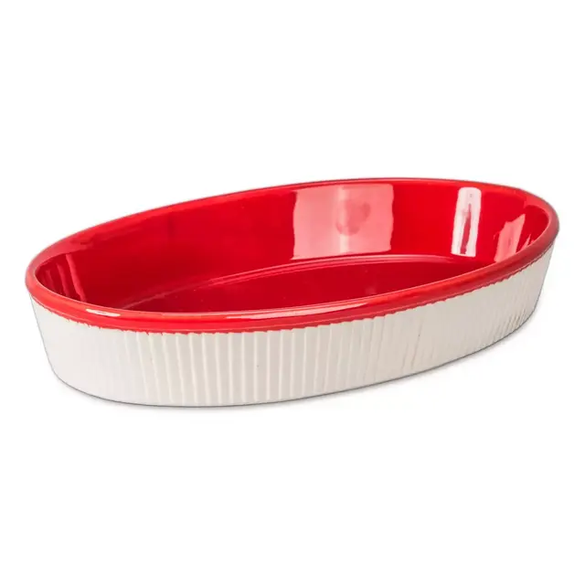 Quatro 1.5 qt. Baker in Red/Cream