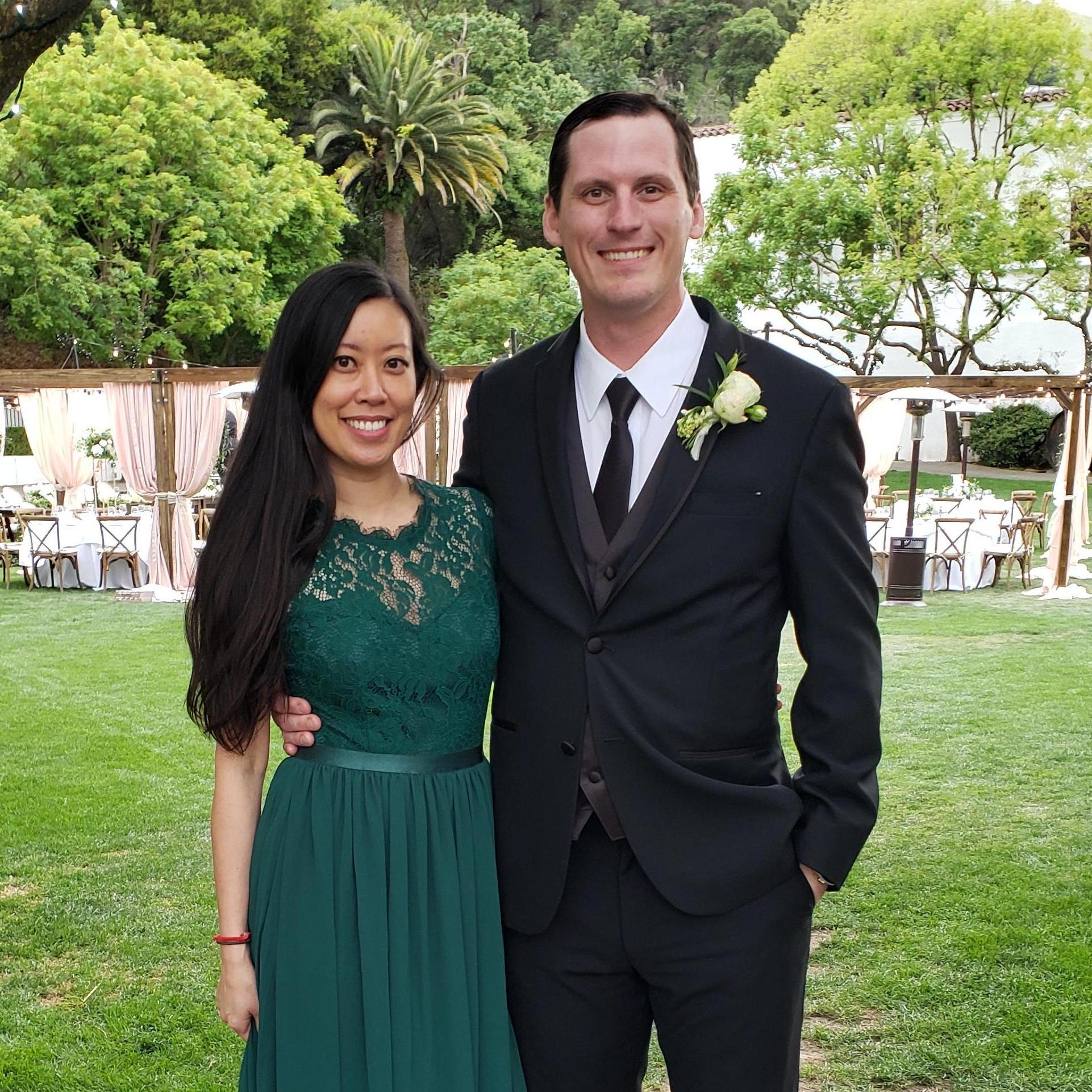 At Scott and Katherine's wedding!