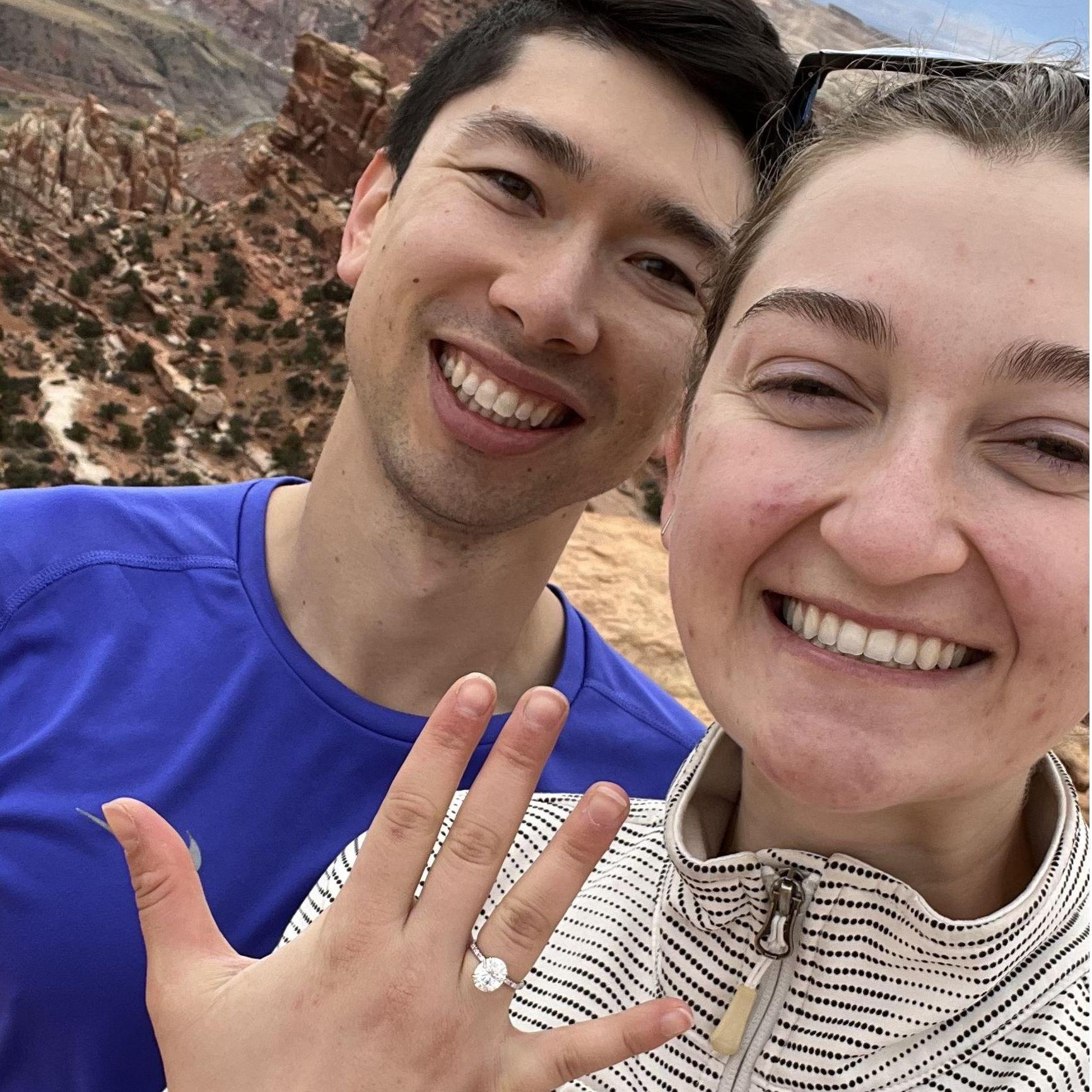 Happy fiancés :) 2021