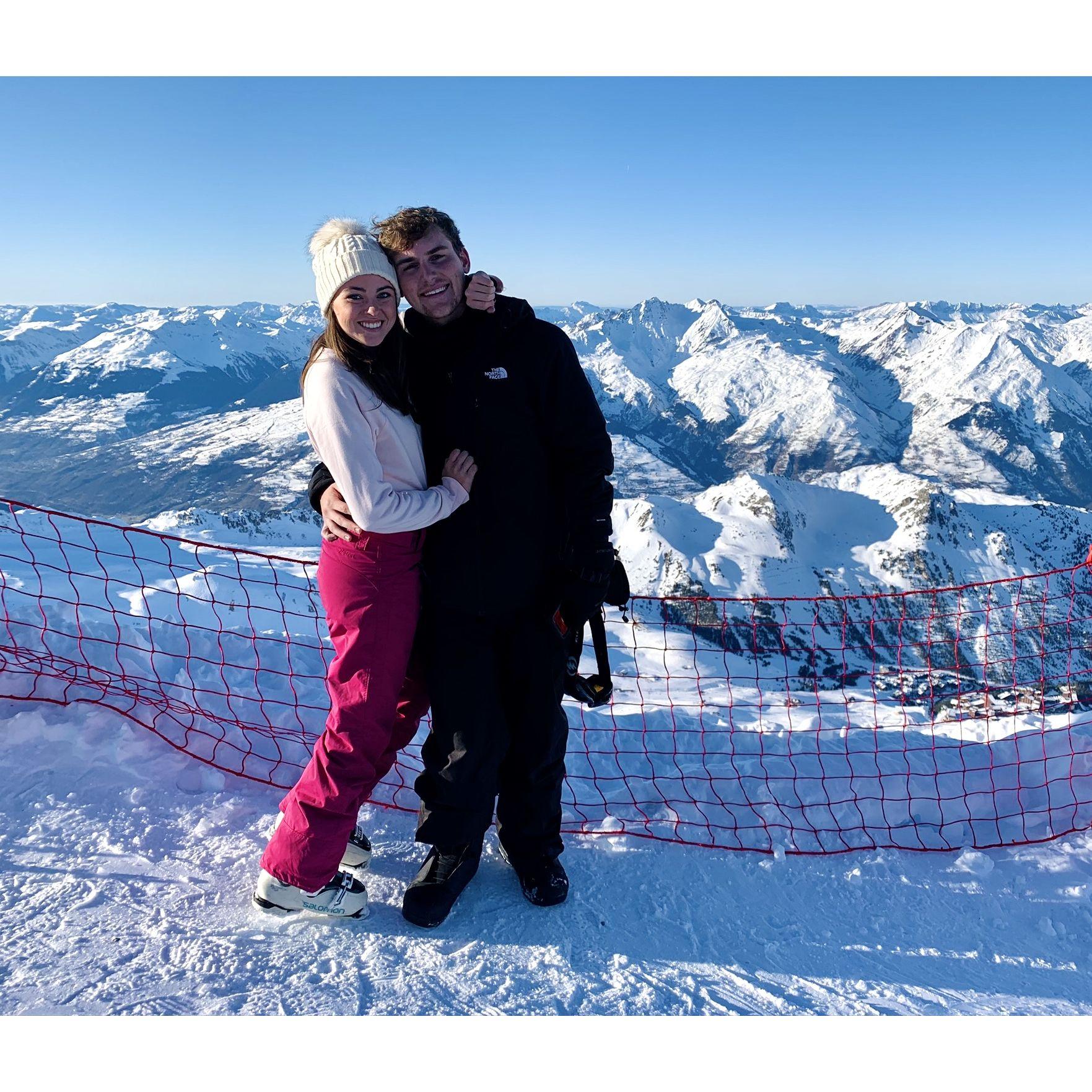 Skiing the Alps 2020