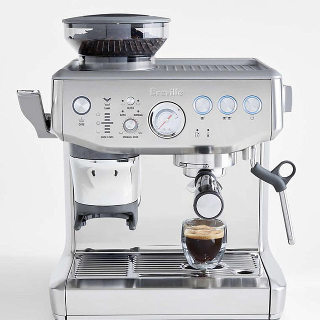 Breville ® Barista Express ® Impress Espresso Machine in Brushed Stainless Steel