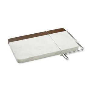 Marble & Dark Wood Cheese Slicer
