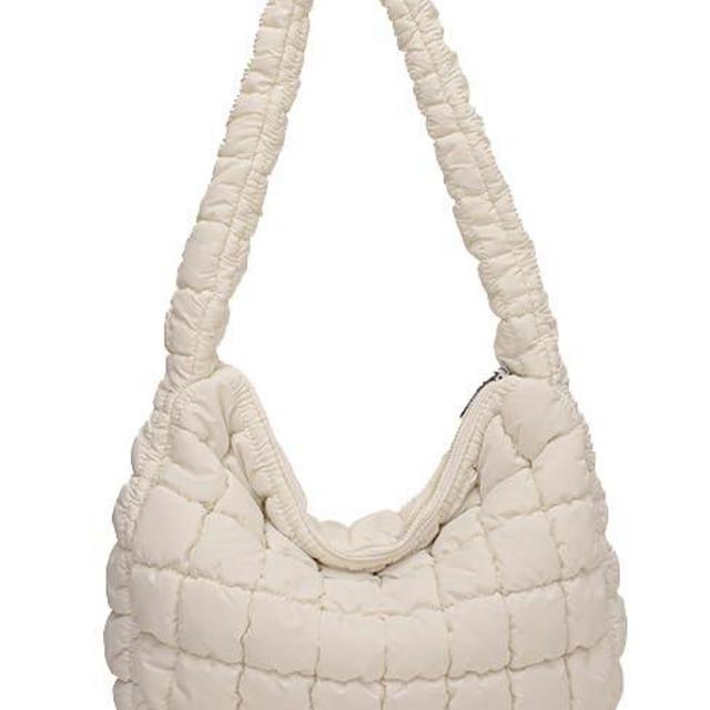 Quilted Tote Bag for Women Puffer Bag Lightweight Padding Shoulder Bag Hobo Bag Satchel Handbag Cloud Bag with Zip 2024