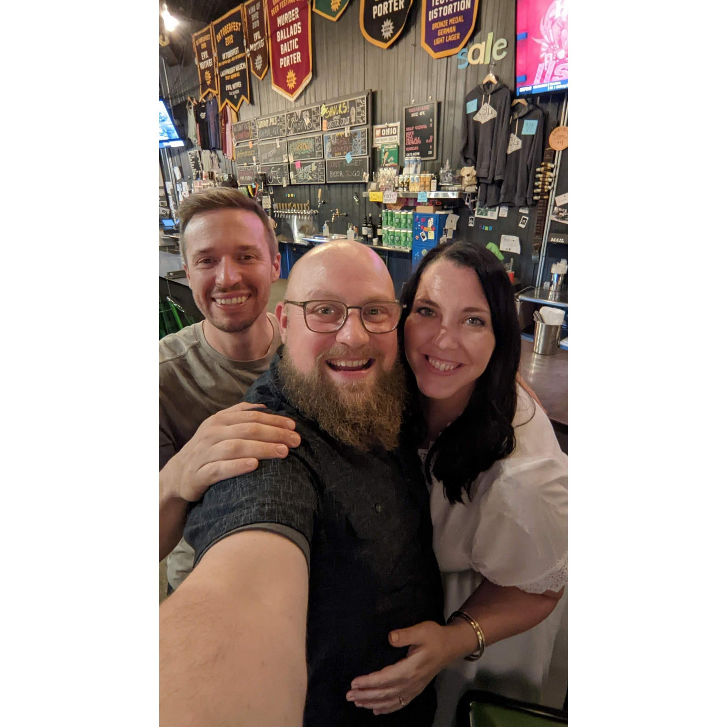 Date night in Cleveland .. randomly ran into Abe who connected us back April 20th 2019 at Noble Beast Brewing in Cleveland!