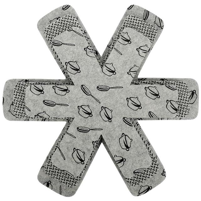 BOYAN Pot and Pan Protectors, Larger & Thicker Felt Pot Protectors for Stacking, Set of 12 & 3 Different Sizes, Cookware Accessories, Pan Separators for Stacking Skillet Fry Pan Ceramic Glassware