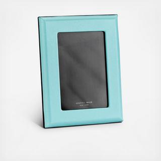4 X 6 Embossed European Pebble Grain Leather Picture Frame