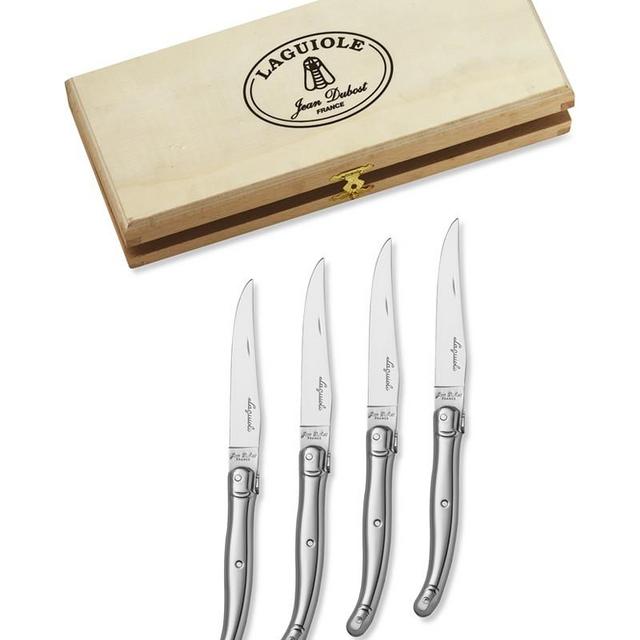 Laguiole Stainless-Steel Steak Knives, Set of 4